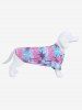 Tropical Coconut Tree Bubble Colorblock Print Hawaii Dog and Owner Matching Outfits -  
