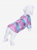 Tropical Coconut Tree Bubble Colorblock Print Hawaii Dog and Owner Matching Outfits -  