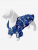 Pet's Sailboat Lobster Anchor Shell Octopus Print Button Shirt -  