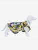 Suite de Maillot de Doigt Lustrés en Forme de Fleur Tropicale et Feuille Tropicale pour Chien Style Hawaïen - Multi-A 