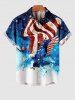 Suite de Mètre pour Chien Domestique Motif Aigle et Drapeau Américain - Multi-A 