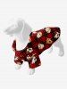 Pet's Cute Dog Plaid Print Button Shirt -  