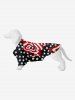 Striped Ribbon Patriotic American Flag Print Dog And Owner Matching Outfits -  