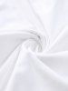 Plus Size Rose Flower Print Lace Trim Ruffles Surplice Buckle Tank Top -  