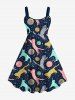 Cat Bubble Moon Planet Galaxy Butterfly Print Plus Size Matching Set For Couples -  
