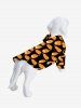 Pet's Hot Dog Print Button Shirt -  