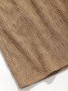 Men's Knitted Jacquard Textured Casual Drawstring Shorts -  