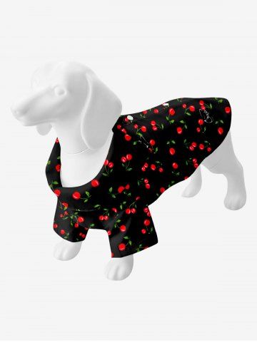 Cherry Print Dog And Owner Matching Outfits