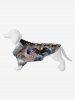 3D Lace Up Distressed Ombre Patriotic American Flag Eagle Print Dog And Owner Matching Outfits -  