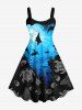 Sea Creatures Turtle Fish Colorblock Print Hawaii Dog and Owner Matching Outfits -  