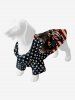 Patriotic American Flag Eagle Lace Up 3D Print Dog and Owner Matching Outfits -  