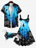 Pet's Sea Creature Turtle Fish Jellyfish Print Shirt -  