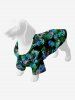 Pet's Tropical Colorful Leaf Print Hawaii Shirt -  