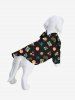 Pet's Coconut Tree Floral Sun Letters Print Hawaii Button Shirt -  
