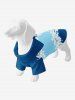 Hibiscus Flowers Colorblock Print Hawaii Dog and Owner Matching Outfits -  