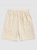 Short Décontracté en Tissu Gaufré avec Cordon de Serrage Motif Floral pour Hommes - café lumière XXL