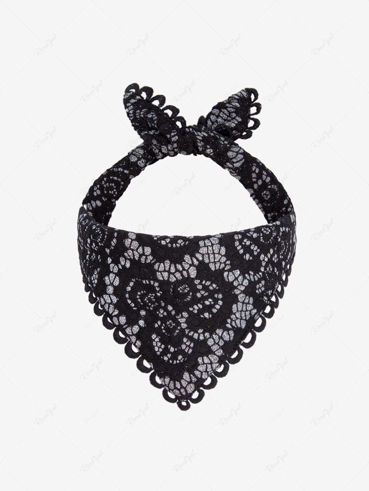 Fancy Pet's Glitter Floral Laser Cut Hollow Out Bandana Bibs  