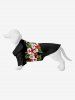 Tropical Leaf Hibiscus Flowers Print Hawaii Dog and Owner Matching Outfits -  