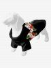 Tropical Leaf Hibiscus Flowers Print Hawaii Dog and Owner Matching Outfits -  