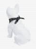 Pet's Glitter Floral Laser Cut Hollow Out Bandana Bibs -  
