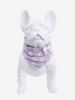 Pet's Jacquard Floral Bowknot Bandana Bibs -  