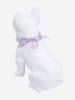 Pet's Jacquard Floral Bowknot Bandana Bibs -  