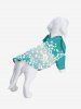 Floral Grass Striped Print Hawaii Dog And Owner Matching Outfits -  