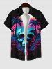 Skull Cave Coconut Tree Mountain Print Hawaii Dog And Owner Matching Outfits -  