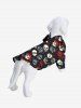 Skulls Hat Bowknot Rose Flowers Print Dog and Owner Matching Outfits -  