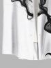 Ink Painting Watercolor Print Plus Size Matching Set For Couples -  