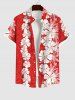 Tropical Flowers Wreath Print Hawaii Dog and Owner Matching Outfits -  