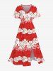 Tropical Flowers Wreath Print Hawaii Dog and Owner Matching Outfits -  