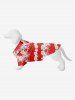Tropical Flowers Wreath Print Hawaii Dog and Owner Matching Outfits -  