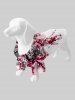 Pet's Oriental Ink Plum Bossom Flower Print Shirt -  