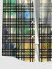 Tie Dye Ombre Watercolor Plaid Print Dog And Owner Matching Outfits -  