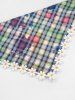 Tie Dye Ombre Watercolor Plaid Print Dog And Owner Matching Outfits -  