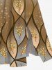 Tenue Grande Taille Ombre à Imprimé Fleurs Brillantes - café 