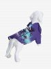 Tropical Coconut Tree Ombre Colorblock Print Hawaii Dog and Owner Matching Outfits -  