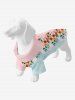Flowers Leaf Print Buttons Pocket Hawaii Dog and Owner Matching Outfits -  