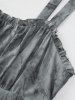 Ruched Bust Ombre Tie Dye Print Layered Dress and Lace Bolero Jacket Plus Size Outfit -  