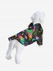 Pet's Colorful Cloud Moon Star Galaxy Print Button Shirt -  