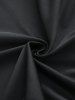 Débardeur Croisé Bambou Imprimé de Grande Taille 2 en 1 - Noir 4X | US 26-28