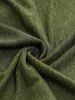 Plus Size Twist Ruched Asymmetrical Ribbed Textured Top -  