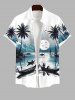 Short de Plage Grande Taille Imprimé Oiseau et Cocotier - Multi-A 