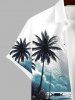 Short de Plage Grande Taille Imprimé Oiseau et Cocotier - Multi-A 