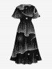 Light Beam Tassel Chandelier Stars Print Plus Size Matching Hawaii Beach Outfit For Couples -  