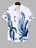 Octopus Print Plus Size Matching Hawaii Beach Outfit For Couples -  
