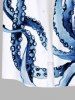 Octopus Print Plus Size Matching Hawaii Beach Outfit For Couples -  