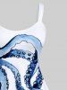 Octopus Print Plus Size Matching Hawaii Beach Outfit For Couples -  