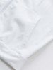 Solid Zipper Pockets Long Rabbit Ear Hooded Sweatshirt -  